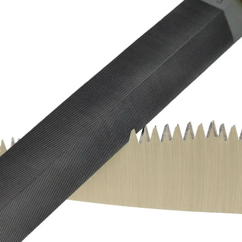 T12 Steel Rhombus File with Non-Slip Handle | Woodworking Hand File Tool Nixie