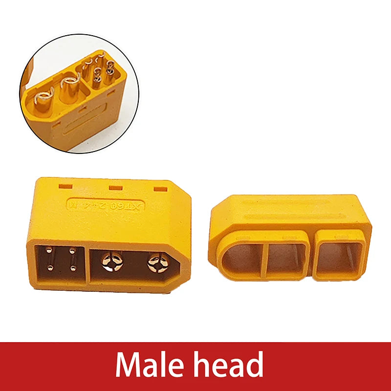 XT60 (2+4) Male Female Plug Connector with Signal Pin & Sheath Electrical Connector Nixie A1