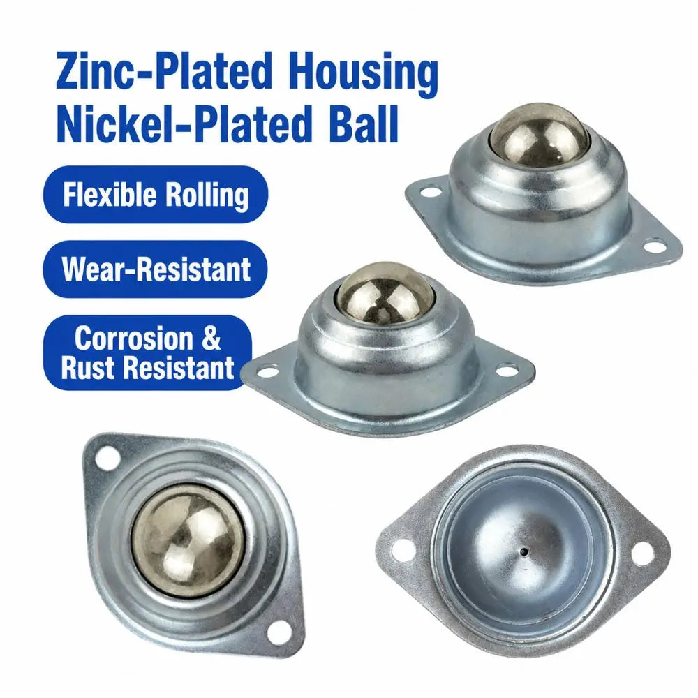 Swivel Ball Caster Wheel 304 Steel Roller Transfer Unit CY-15A CY-25A