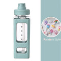 700ml Kawaii Kids Water Bottle with Straw & 3D Sticker – BPA-Free Kids Water Bottle Nixie 700ml Blue A