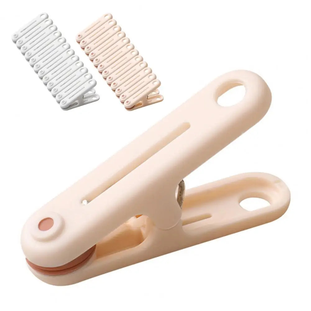Heavy Duty Windproof Plastic Clothespins, Anti-Slip, 12pcs Laundry Clothespins Nixie