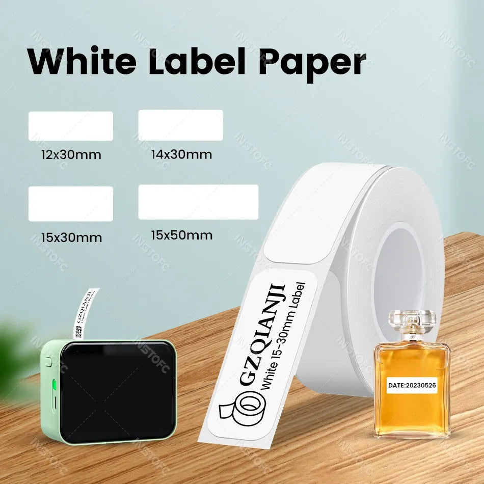 5-Pack 15x30mm Thermal Labels for Marklife P12 Q2 D30 Q30 P15