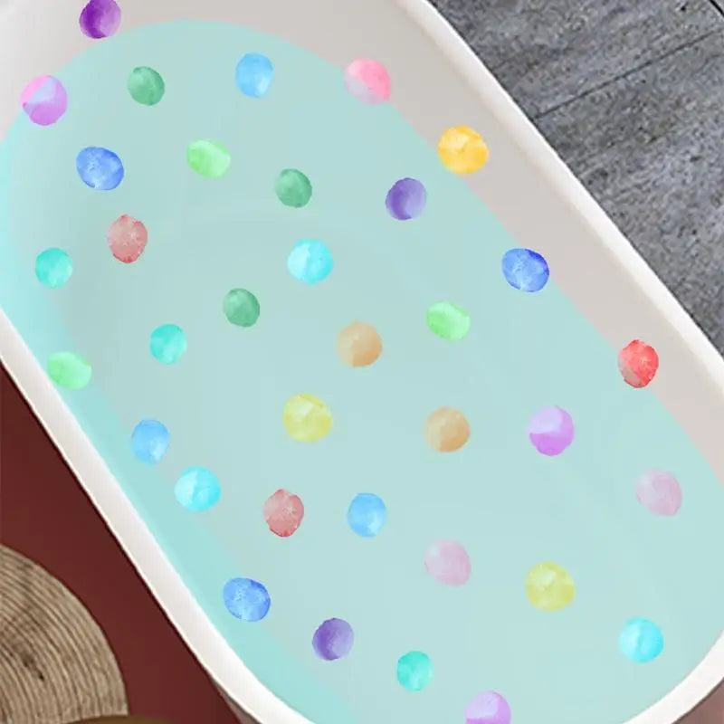 Floral Bathtub Decal Set – Removable Waterproof PVC Sticker 6pc Wall Decal Sticker Nixie