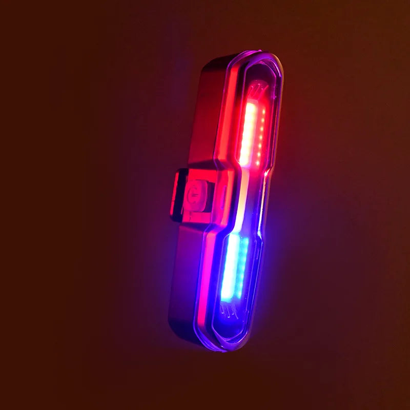 USB Rechargeable LED Bike Tail Light – Waterproof, 400 Lm