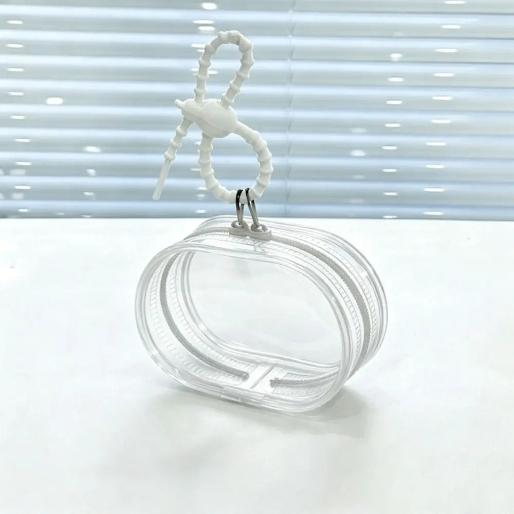 Transparent PVC Pet Food Pouch – Zipper & Hanging Loop