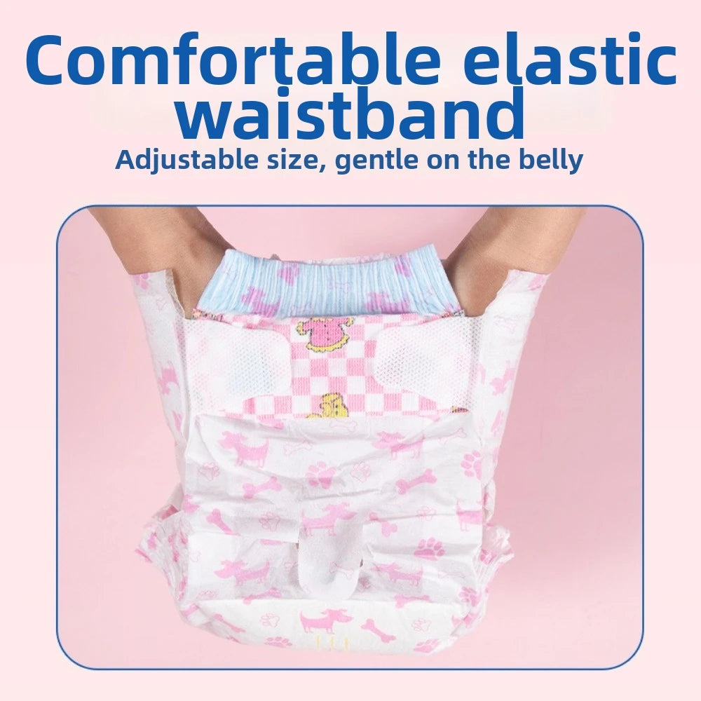 Disposable Dog Diapers Male & Female – Super Absorbent 10pk