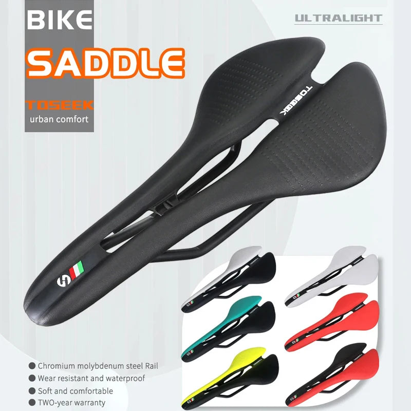 TOSEEK Ultralight MTB Bike Saddle – Ergonomic Hollow Cycling Seat Bicycle Saddle Nixie