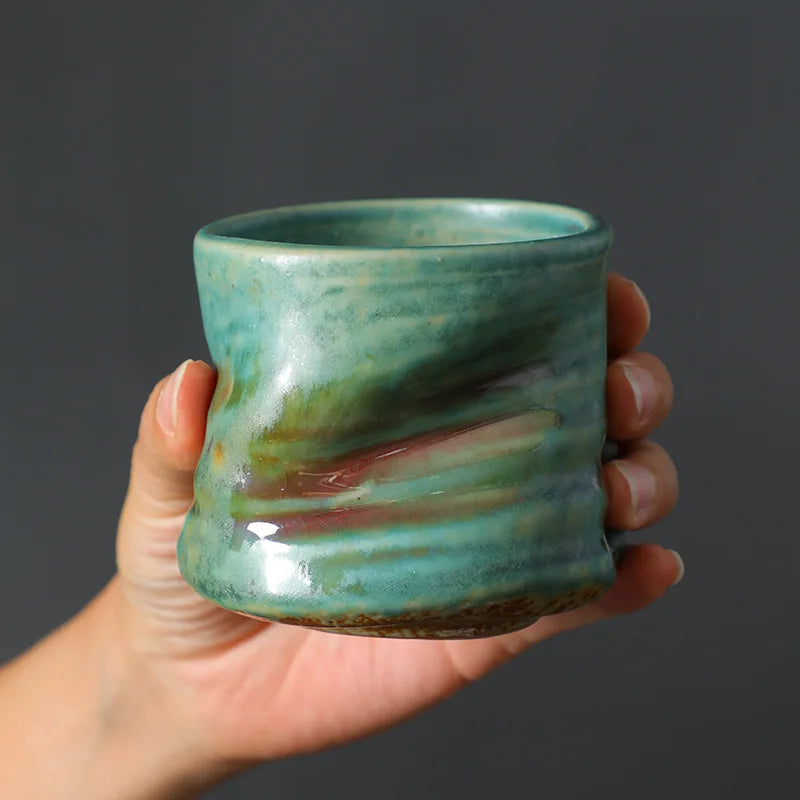 Four Seasons Handmade Ceramic Espresso & Latte Art Cup Ceramic Coffee Cup Nixie
