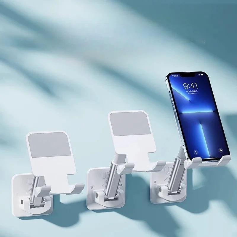 Foldable Adhesive Wall Phone Stand – Hands-Free Holder Wall Phone Stand Nixie