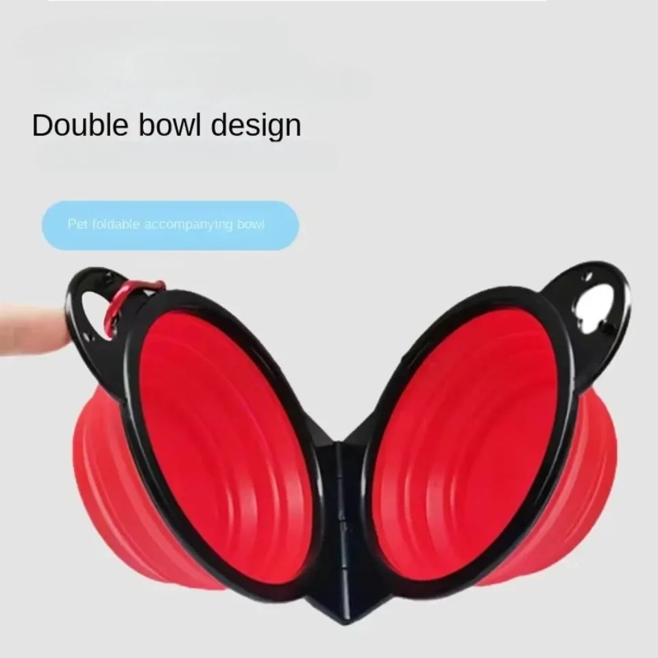 2-in-1 Foldable Travel Pet Bowl for Dogs & Cats | Nixie Foldable Pet Bowl Nixie