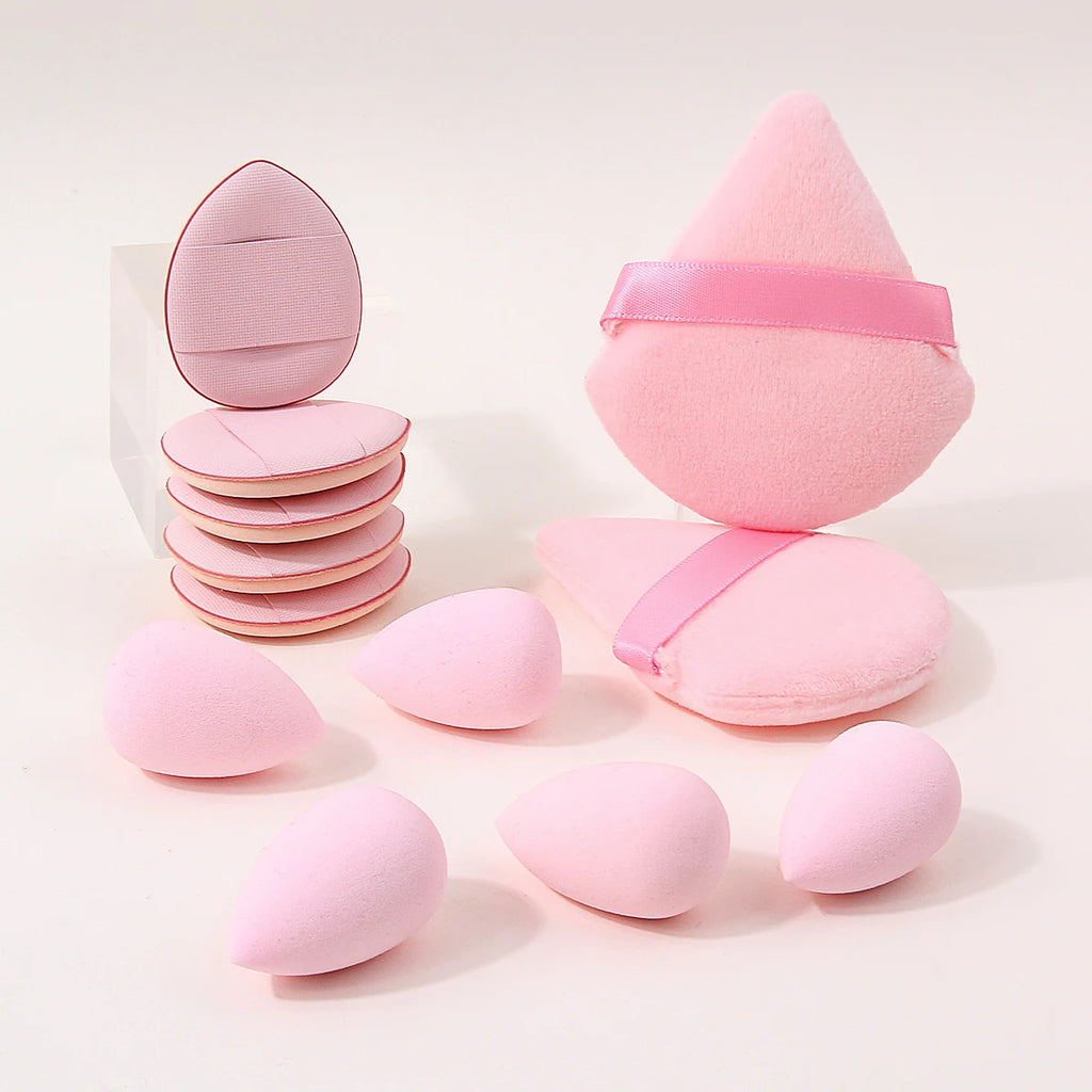 12-Piece Makeup Sponge Set – Puffs & Beauty Eggs for Travel Makeup Sponge Set Nixie