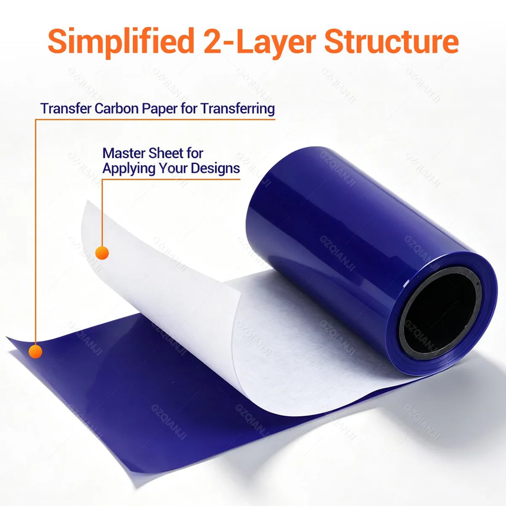 52mm Tattoo Transfer Paper Rolls for Mini Thermal Printer | 2 Inch