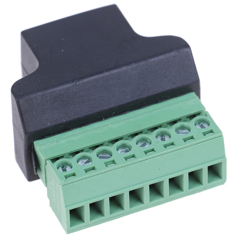 RJ45 Female to Screw Terminal Adapter for CCTV DVR Network Cable Adapter Nixie