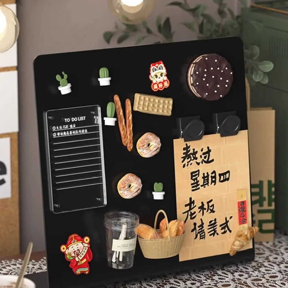 Metal Magnetic Blackboard Desktop Message Board | 3 Sizes Magnetic Message Board Nixie