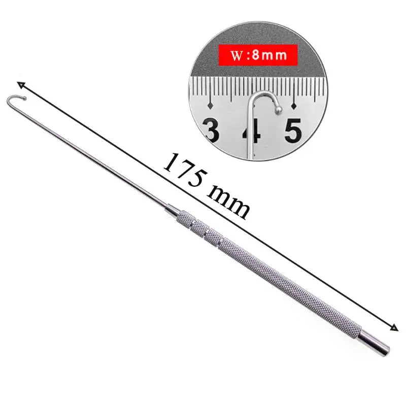 Veterinary Spay Hook Ball Type 6–12mm for Cats & Dogs