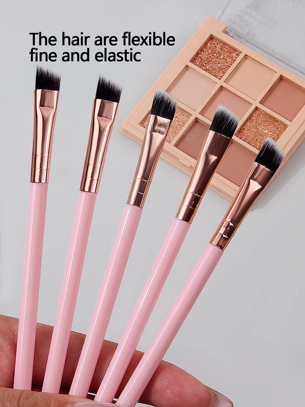 Eye Makeup Brush Set – Eyeliner, Eyebrow & Detail Brushes Eye Makeup Brush Set Nixie