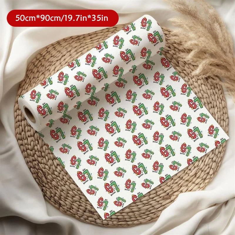 Kids' Christmas Wrapping Paper – Fun Santa Print Gift Wrap Christmas Wrapping Paper Nixie J