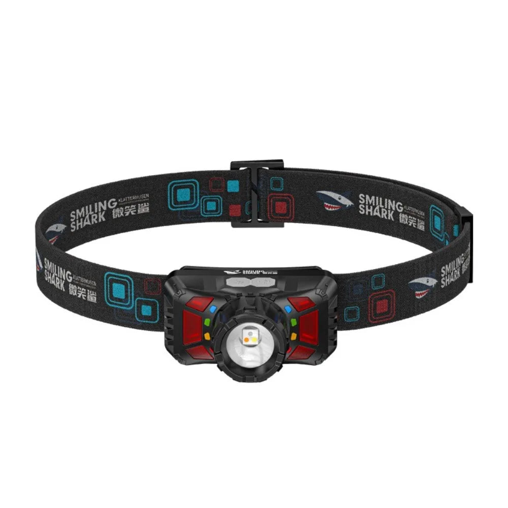 Nixie Rechargeable LED Headlamp IR Motion Sensor Waterproof LED Headlamp Nixie Black