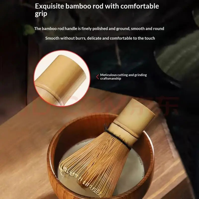Bamboo Matcha Tea Whisk 120 Prongs – Japanese Chasen Matcha Tea Whisk Nixie