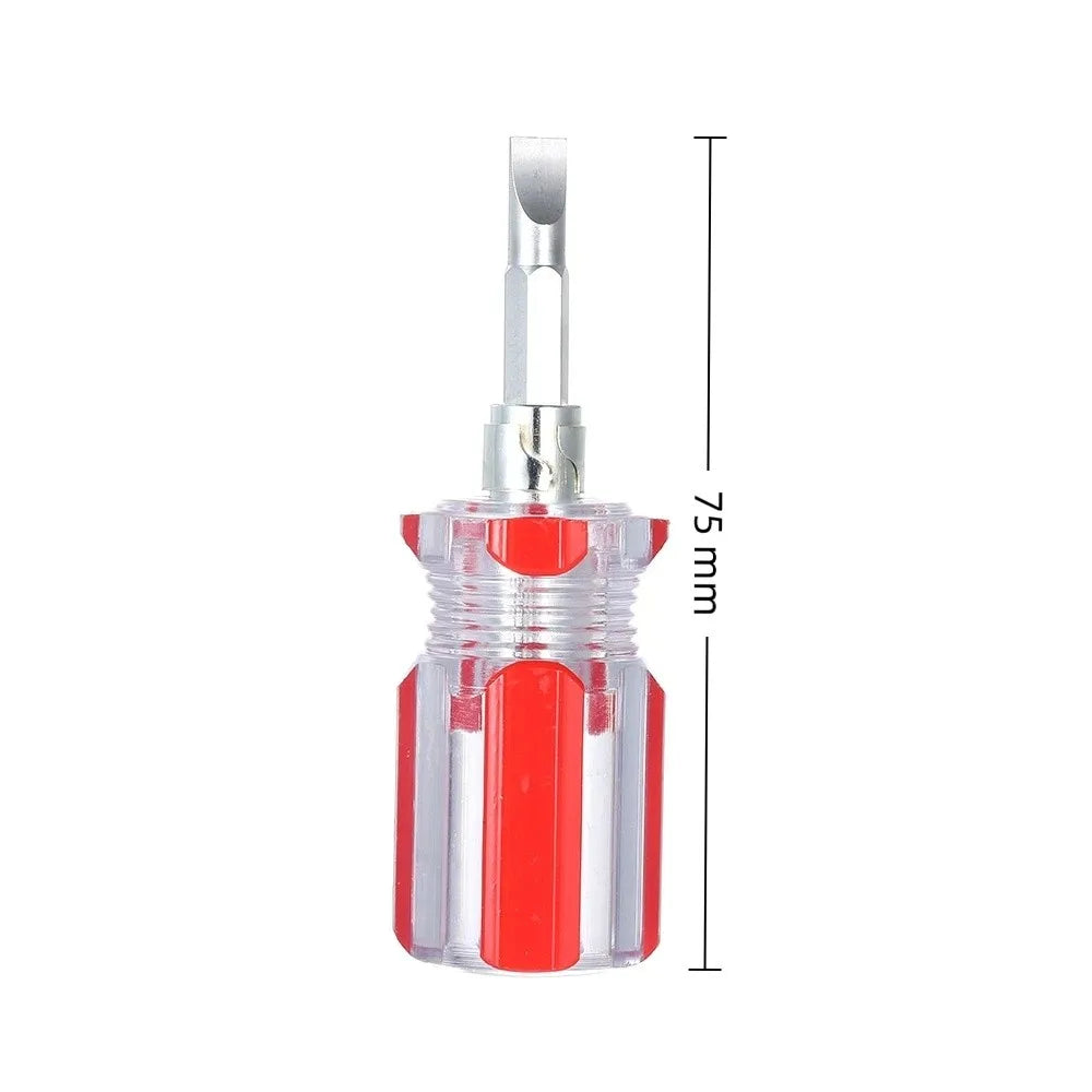 5-Pack Mini Stubby Screwdriver Set – Phillips & Flat Head