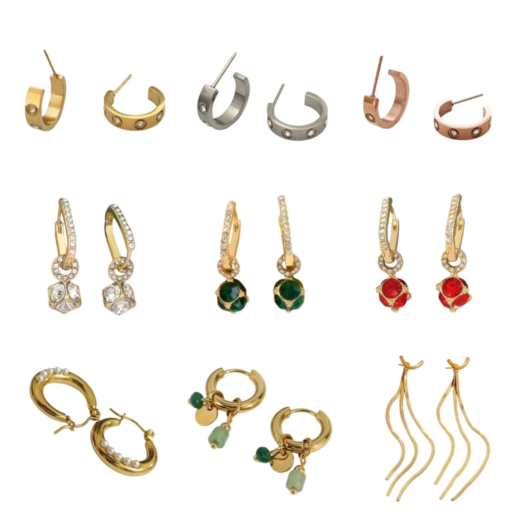 Diamond Stud Earrings | 14K Gold & Silver Plated for Women Stud Earrings Nixie