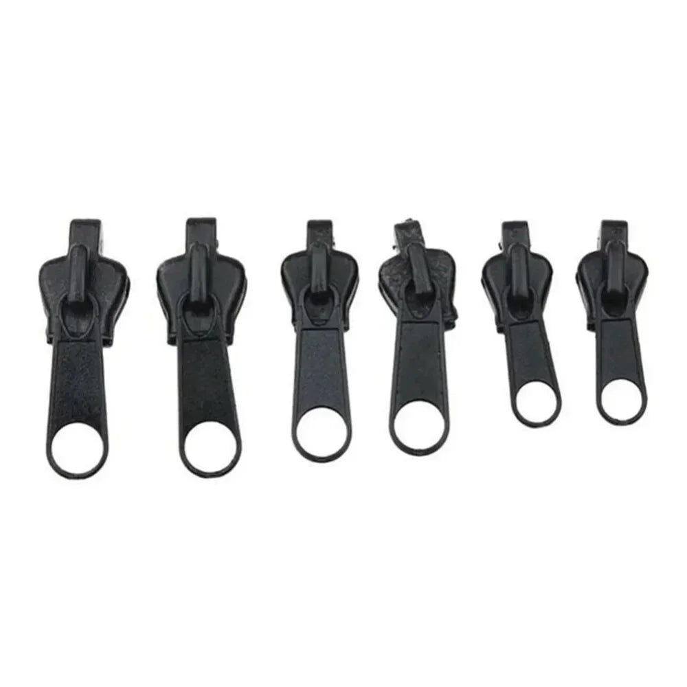 6-Pack Universal Zipper Repair Kit – Replacement Sliders S/M/L