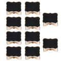 10pcs Mini Wooden Chalkboard Signs Rustic 3.35x2.44in Chalkboard Sign Set Nixie Pine