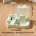 2-in-1 Large Pet Feeder & Water Dispenser for Cats & Dogs Pet Feeder Dispenser Nixie green