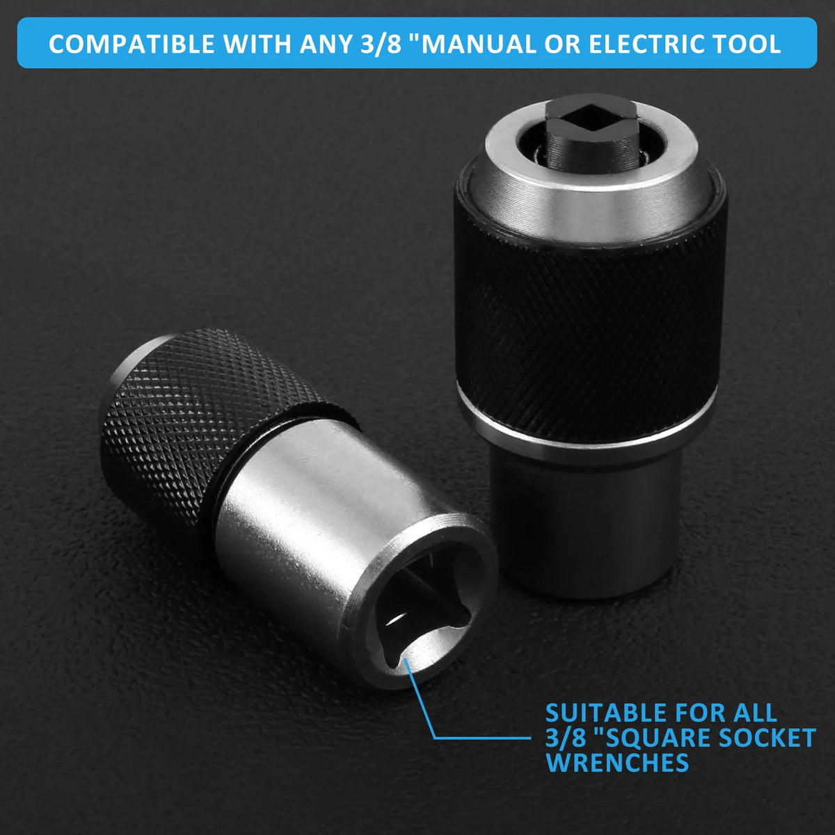 2Pcs Adjustable Tap Socket Set – Screw & Tap Extractor Tool
