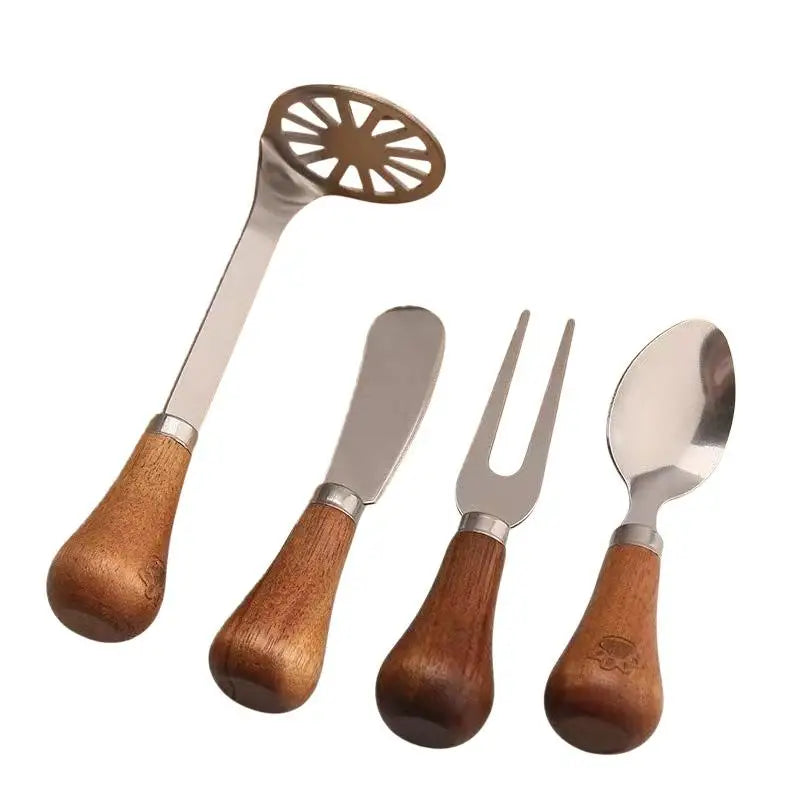 Stainless Steel Cheese Slicer with Wood Handle | JETTING Cheese Slicer Tool Nixie