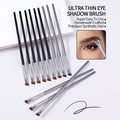 12PCS Ultra-Fine Eyeliner & Eyebrow Brush Set for Precision Makeup Brush Set Nixie MULTI