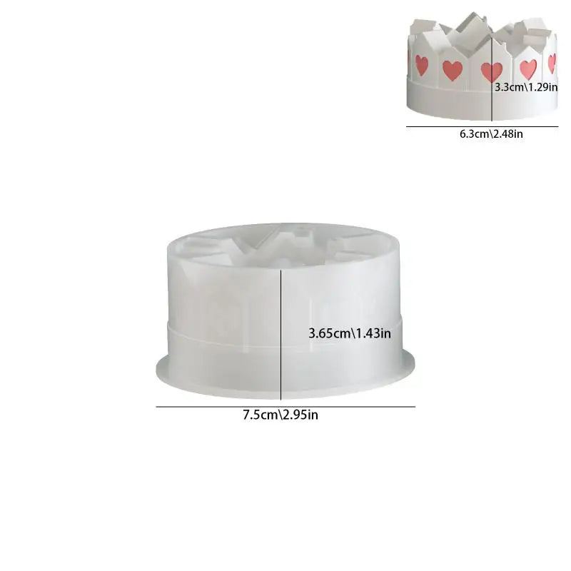 3D Castle Silicone Mold – DIY Candle, Resin & Gypsum Crafts Silicone Craft Mold Nixie A2
