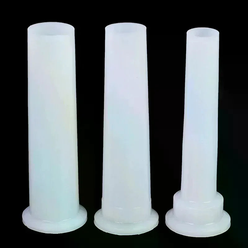 Sausage Stuffer Filling Tubes Funnels Set – 3 Nozzle Sizes Sausage Stuffer Tubes Nixie