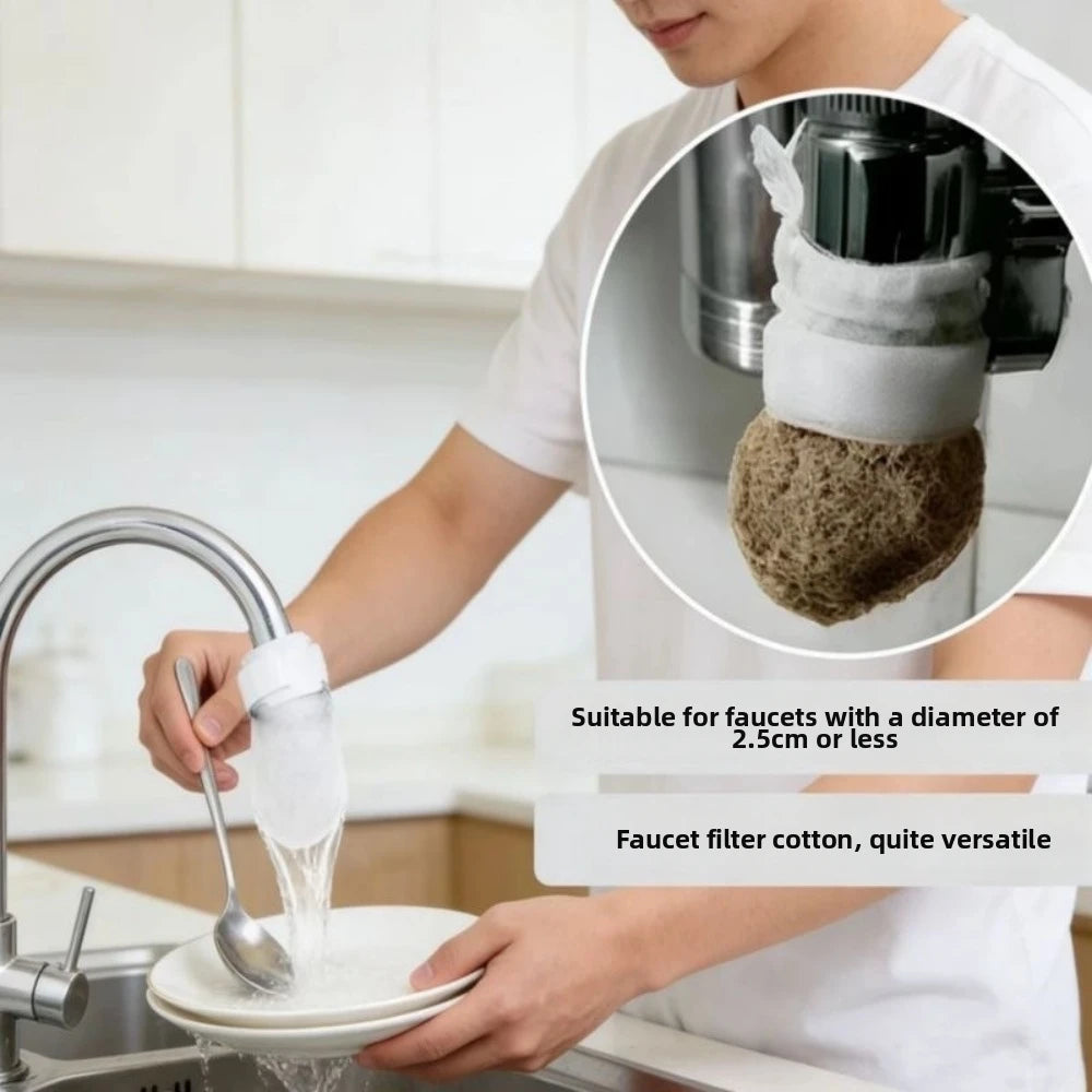 Universal Faucet Filter Cotton Anti-Splash Tap Water Filter 10/20/50 Pcs Faucet Filter Nixie