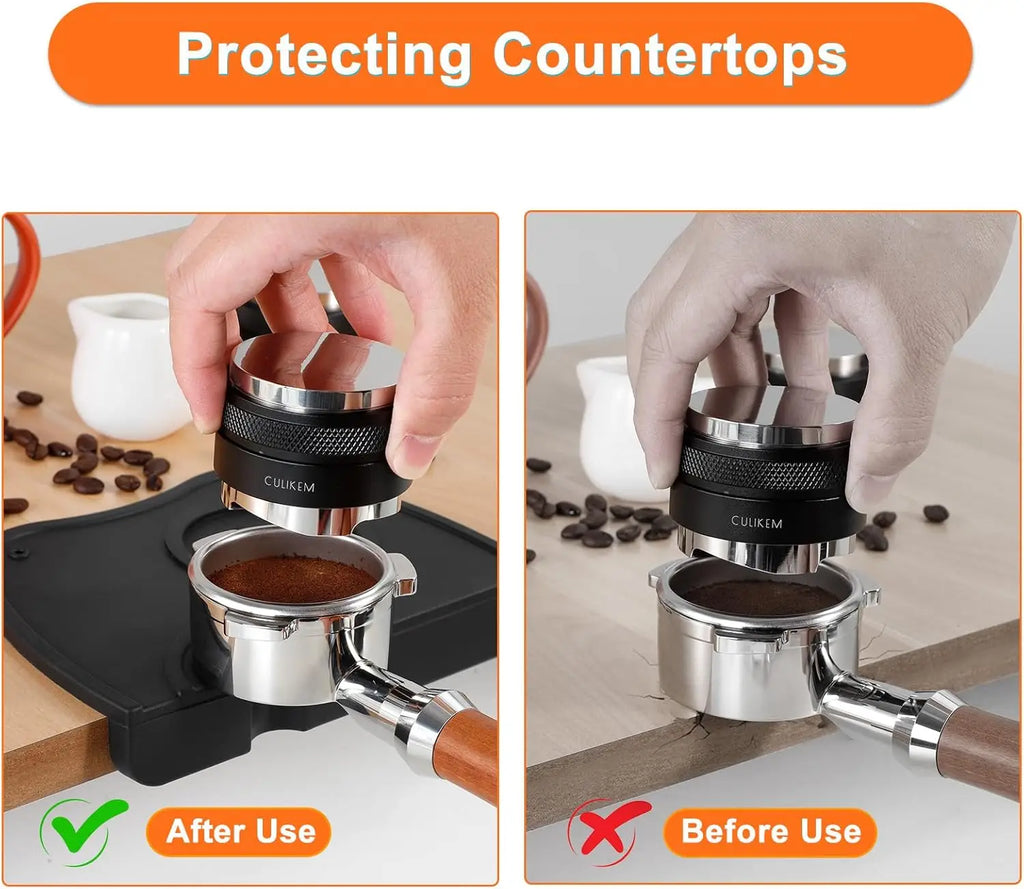 Silicone Coffee Tamping Mat – Non-Slip Espresso Counter Pad Coffee Tamping Mat Nixie