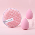 3-Piece Makeup Sponge & Powder Puff Set | Blending Sponges Makeup Sponge Set Nixie Pink