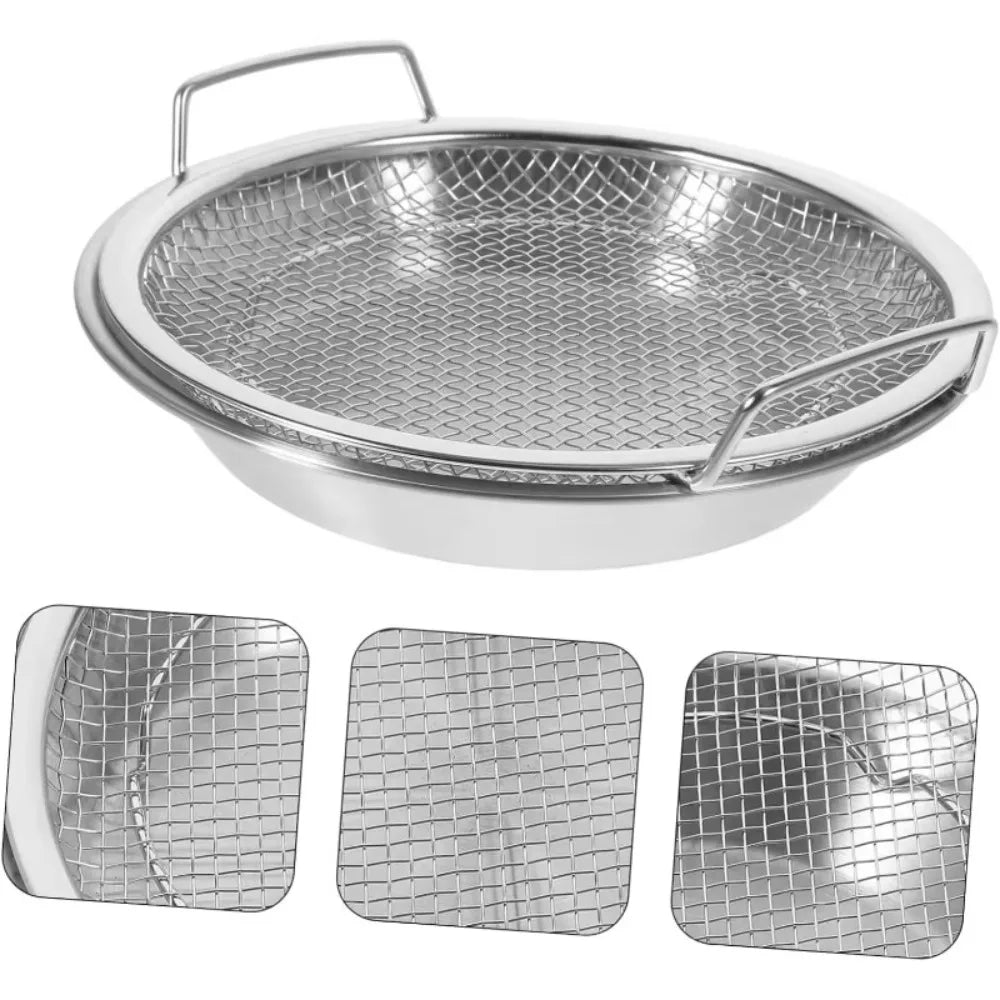 Nixie Stainless Steel Frying Rack with Tray – Foldable Frying Rack & Tray Nixie