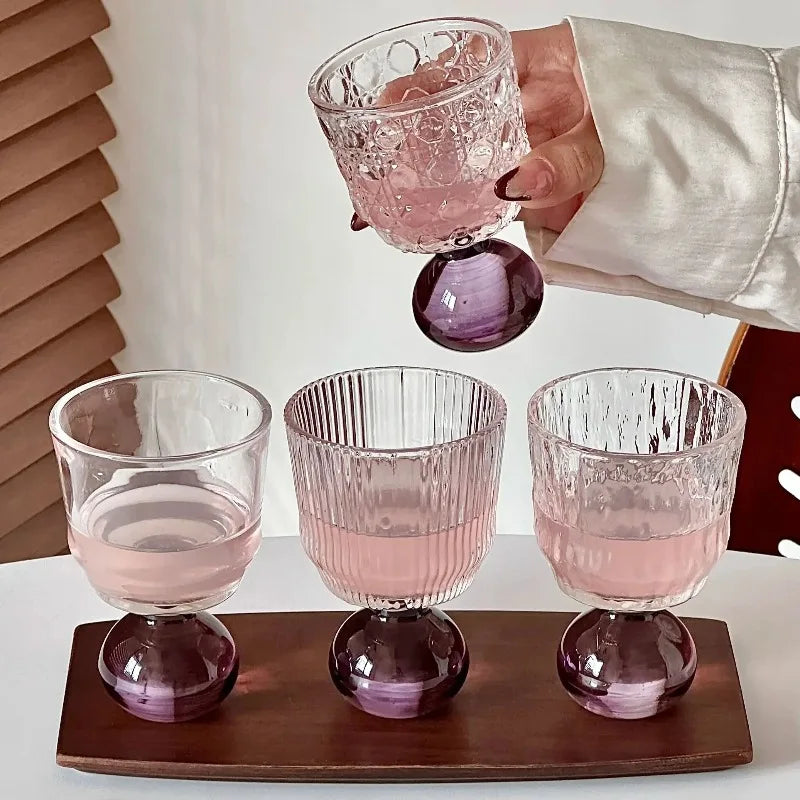 Nixie Ball Base Glass Cup – Mid-Century Whiskey & Cocktail Cocktail Glass Nixie