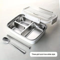 Insulated Lunch Box Stainless Steel Bento Container with Compartments Insulated Lunch Box Nixie lunch box white