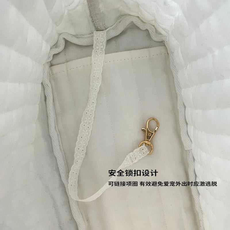 Small Dog Carrier Backpack – Breathable Cotton Pet Sling Bag Pet Carrier Backpack Nixie