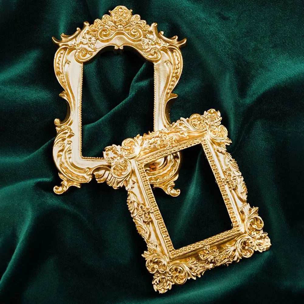 Gold DIY Shadow Box Frame 3D Memory Display Mini Photo Frame