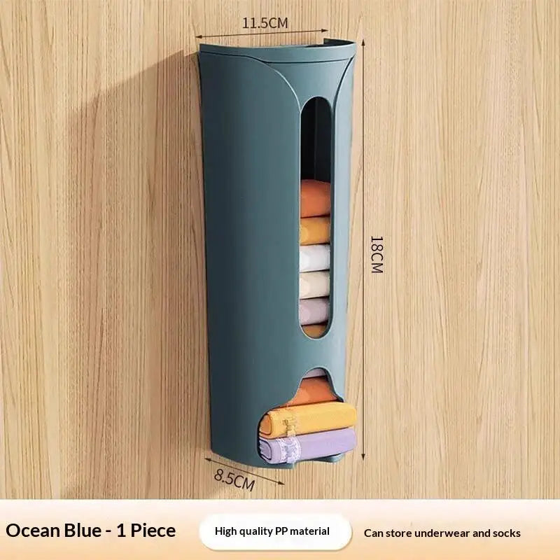 Wall Mounted Grocery Bag Dispenser – No-Drill Kitchen Storage