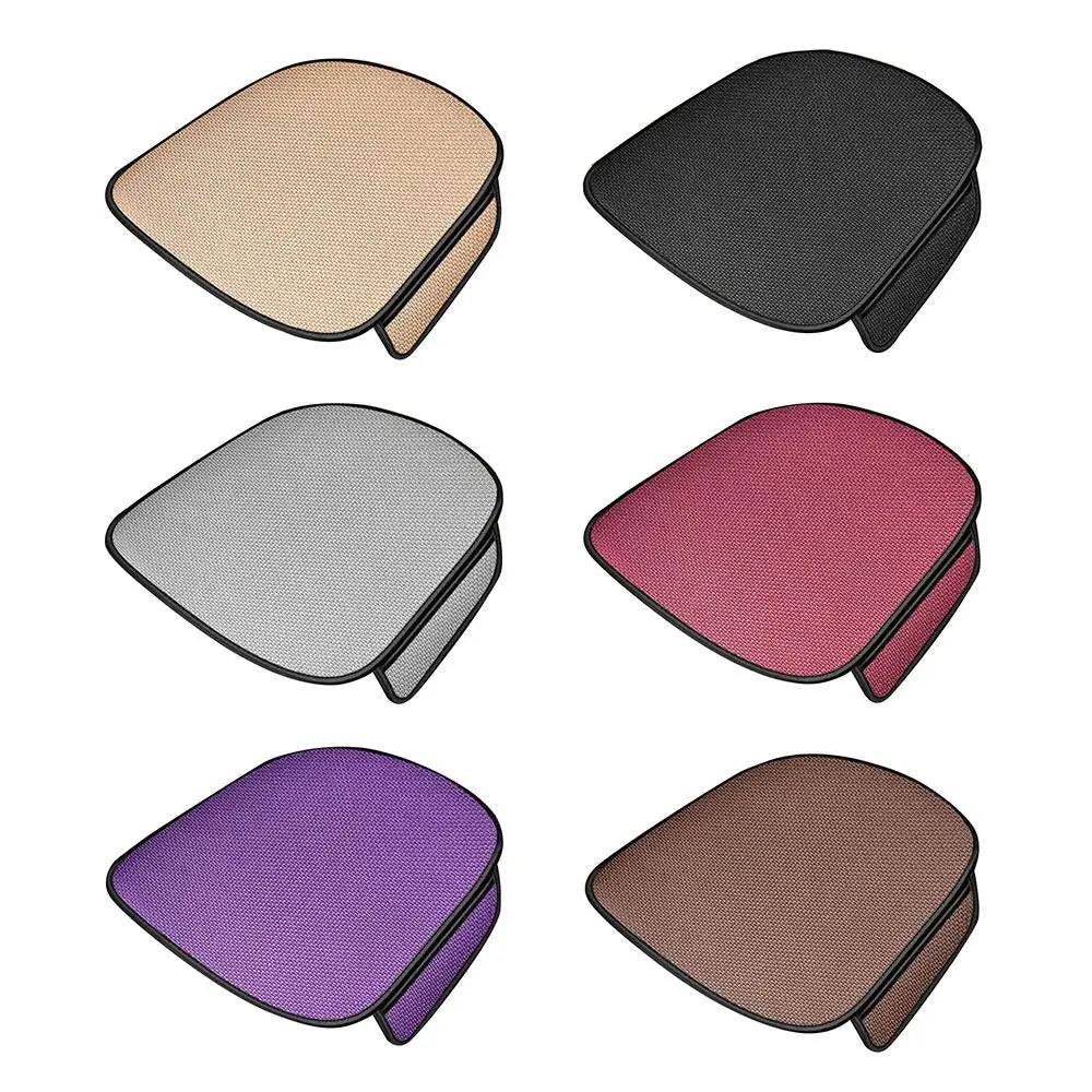 Breathable Ice Silk Car Seat Cushion – Non-Slip Front Cover