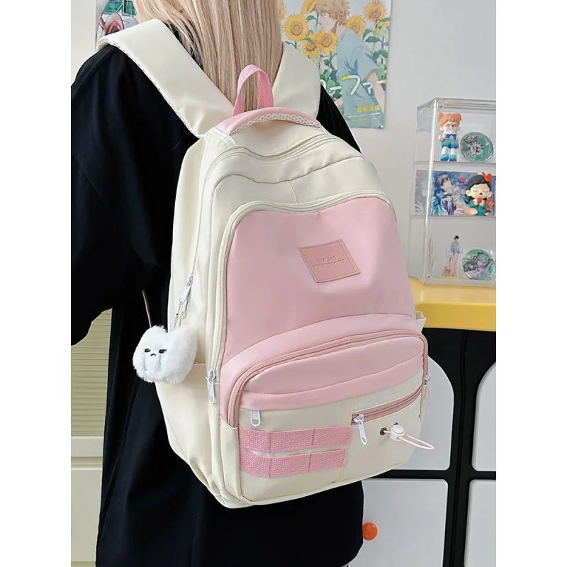 Nixie Cute Large-Capacity Waterproof Student Backpack
