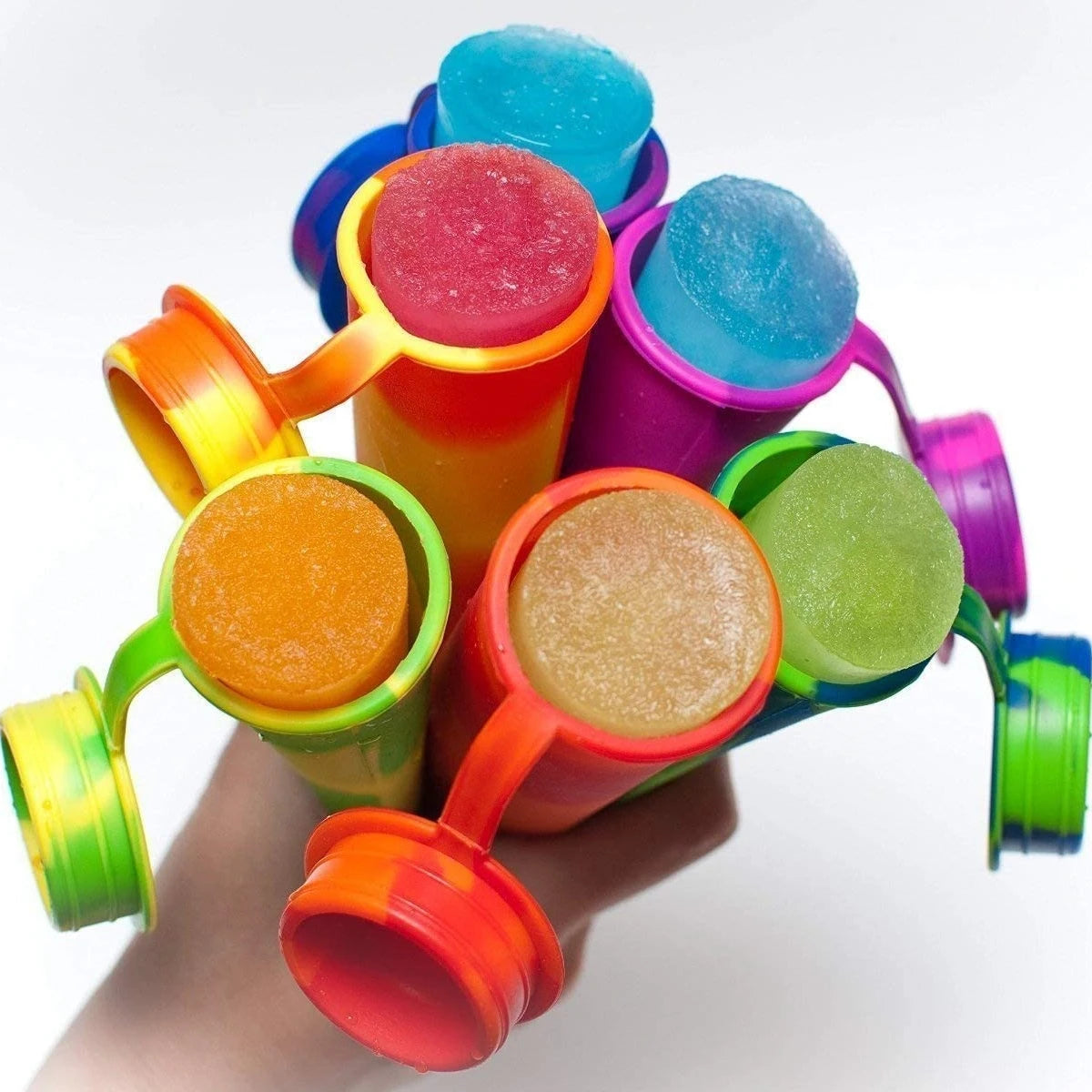 Silicone Popsicle Molds Set of 6 – DIY Ice Lolly Maker Popsicle Mold Set Nixie