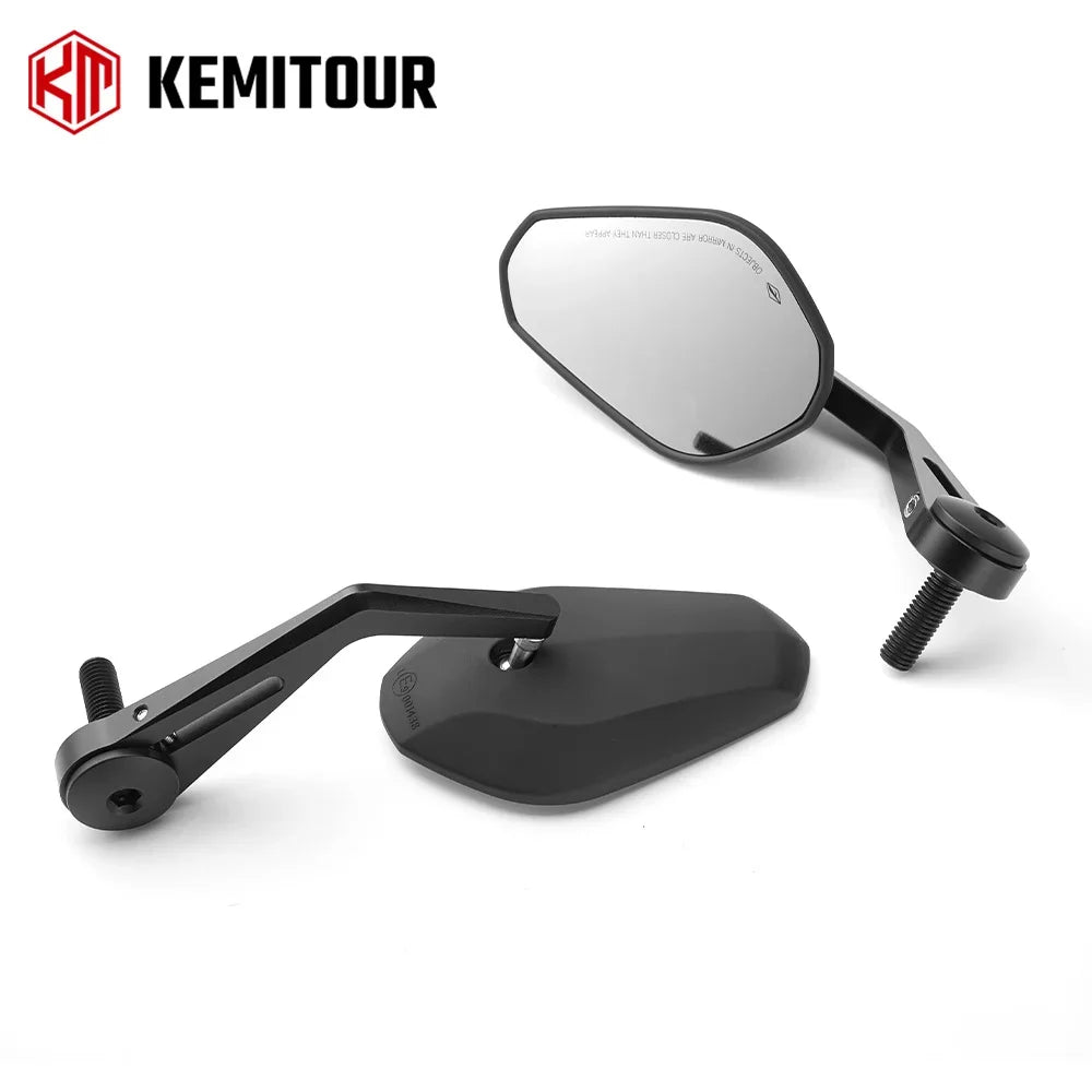 E-Mark CNC Bar End Mirrors for BMW S1000R & R Nine T | 360° Motorcycle Bar End Mirrors Nixie