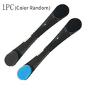Foldable Back Lotion Applicator Brush – Long Handle Velvet Sponge