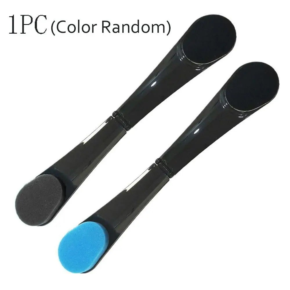 Foldable Back Lotion Applicator Brush – Long Handle Velvet Sponge