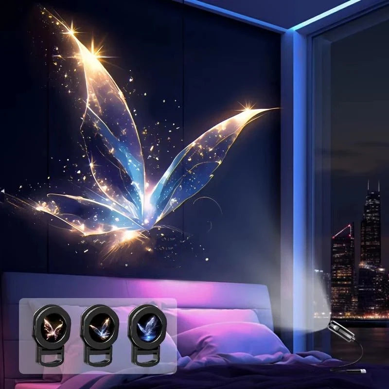 LED USB Ocean Projector Night Light – 6 Fantasy Patterns