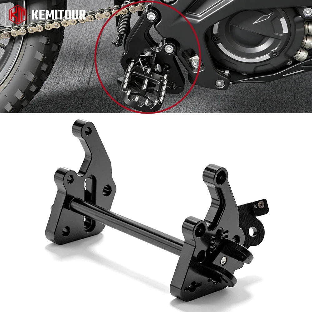 CNC Aluminum Footpeg Brake Bracket for Surron Light Bee & Segway Motorcycle Foot Peg Bracket Nixie